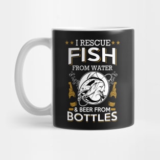 Rescue Fish & Beer Mug